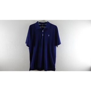 Polo Ralph Lauren Classic Fit Polo Shirt 100% Cotton Blue Mens Size M
